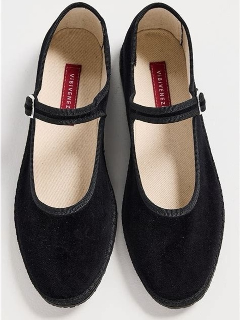 Vibi Venezia Black Mary Jane Flats - Picture 3 of 3